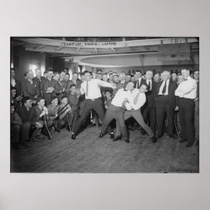 JackDempsey falsk stridighet mot Harry Houdini Poster