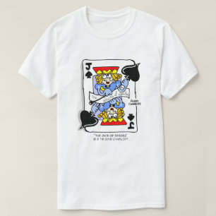 Jacken av spadeT-tröja T Shirt