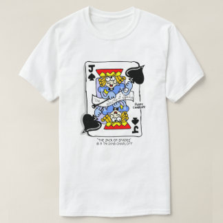 Jacken av spadeT-tröja T Shirt