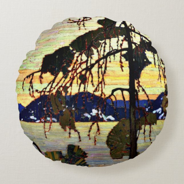 Jacken Gräs Rund Kudde (Framsidan)