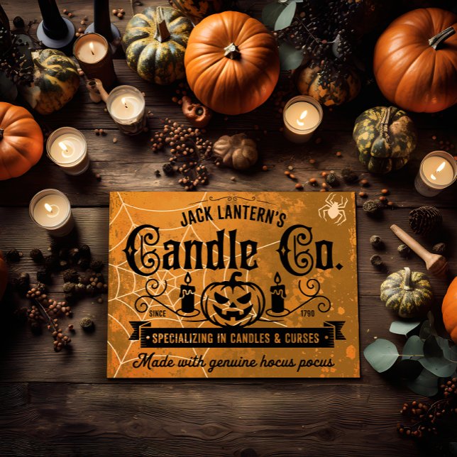 Jacken Grunge Vintage Lantern's Candle Co. Poster (Skapare uppladdad)
