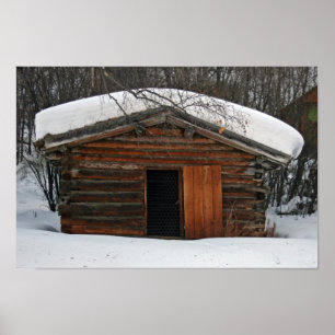 Jacken London loggar kabinen Poster