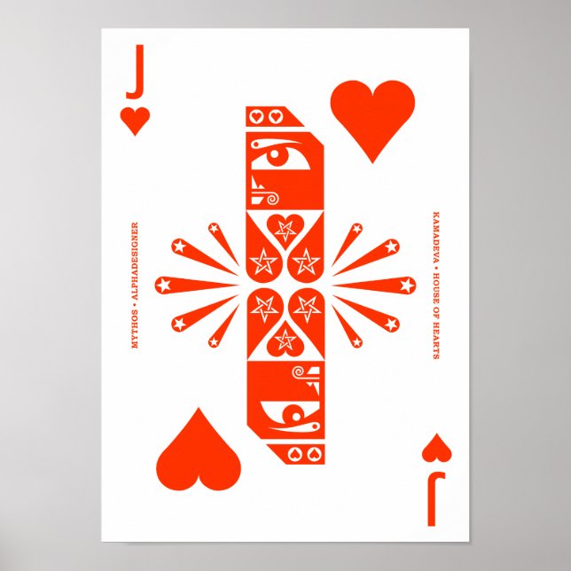 Jacken Mythos Kamadeva Hearts Poster (Framsidan)