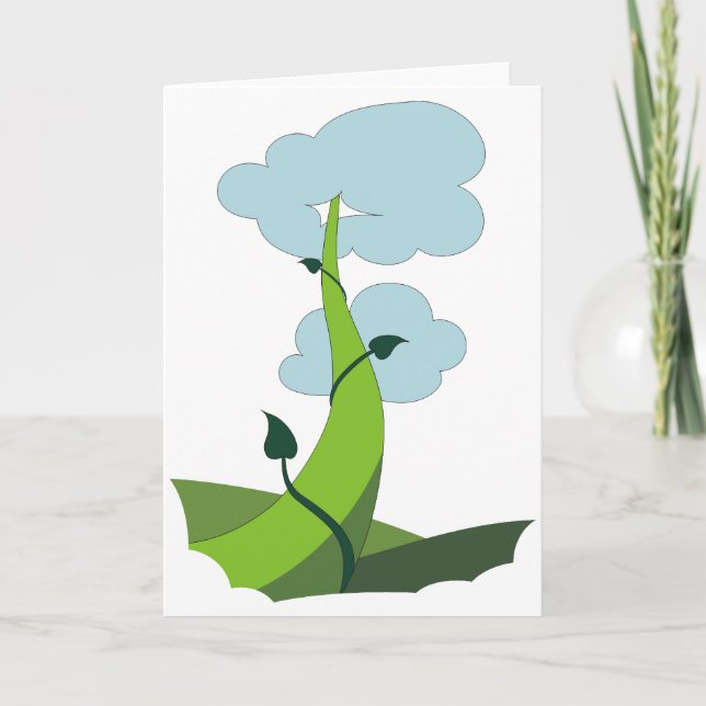Jacken och Beanstalk Kort (Framsida)