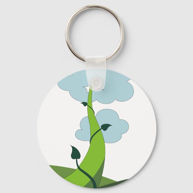 Jacken och Beanstalk Nyckelring (Framsida)