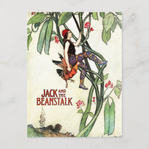 Jacken och Beanstalk Vykort