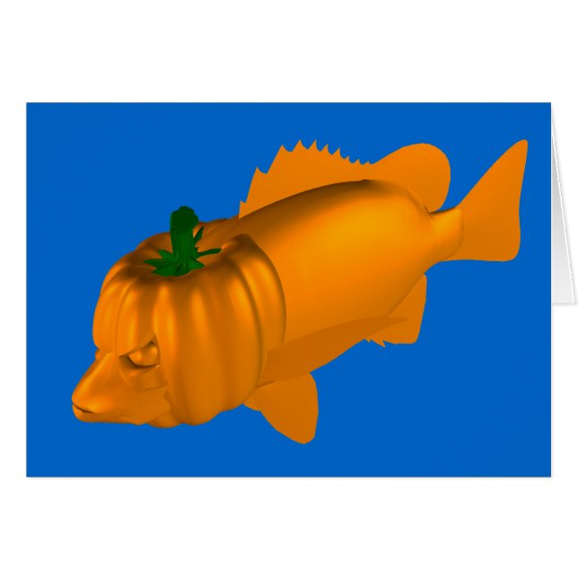 Jacken orange, rörelsehantering hälsningskort (Framsidan Horizontal)