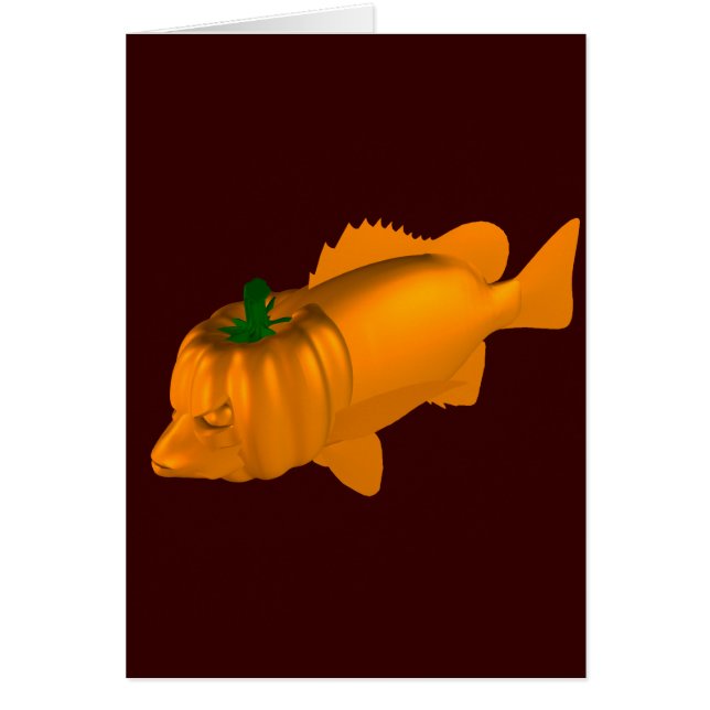 Jacken orange, rörelsehantering hälsningskort (Framsidan)