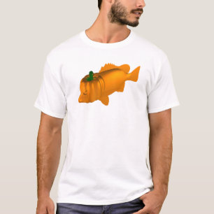 Jacken orange, rörelsehantering t-shirt