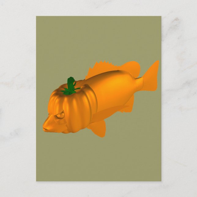 Jacken orange, rörelsehantering vykort (Framsida)