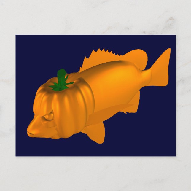 Jacken orange, rörelsehantering vykort (Framsida)