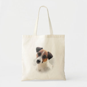 Jacken Russell hänger lös Tygkasse