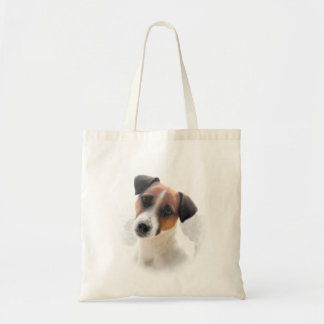 Jacken Russell hänger lös Tygkasse