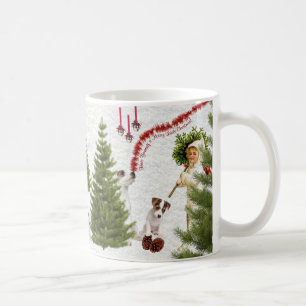 Jacken Russell har dig god jul Kaffemugg