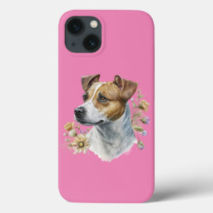Jacken Russell Hund för Blommigt av färgen Cute Co