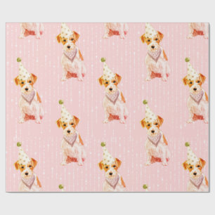 Jacken Russell Hund Party Hat Presentpapper