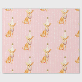 Jacken Russell Hund Party Hat Presentpapper