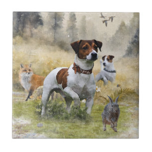 Jacken Russell Terrier, Art Kakelplatta