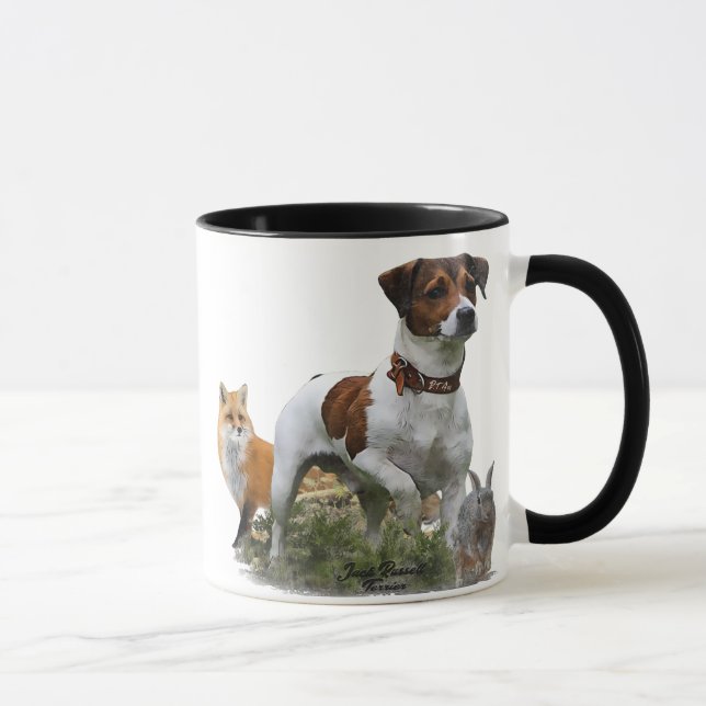 Jacken Russell Terrier, Art Mugg (Höger)