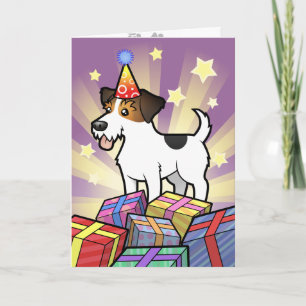 Jacken Russell Terrier från födelsedagen Kort