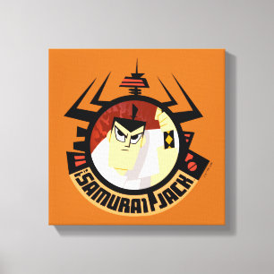 Jacken Samurai i Aku Futuristiska Ram Canvastryck