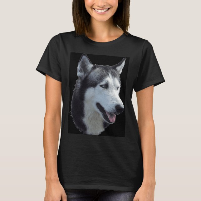 Jacken Siberian husky T Shirt (Framsida)