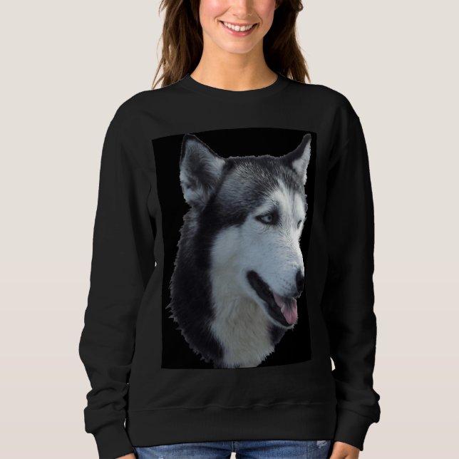 Jacken Siberian husky T Shirt (Framsida)