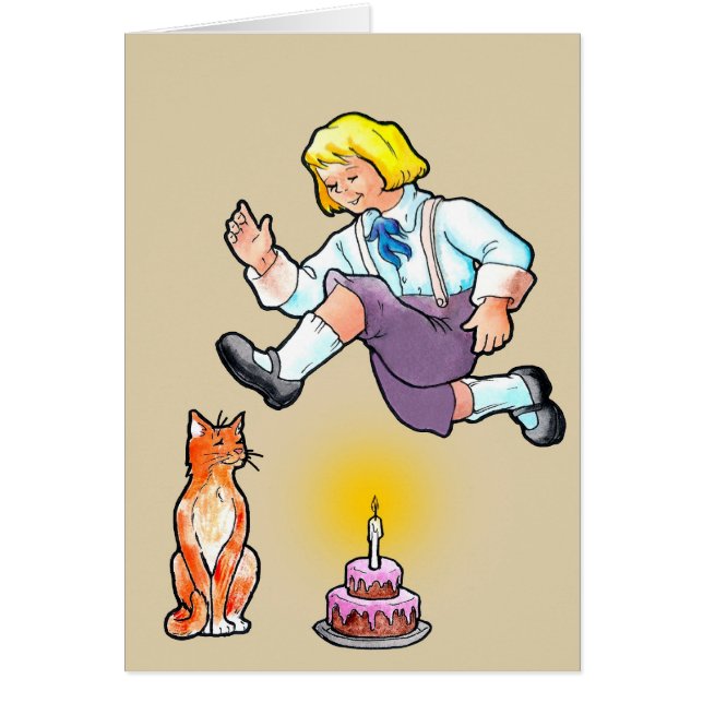 Jacken ska vara imble hälsningskort (Framsidan)