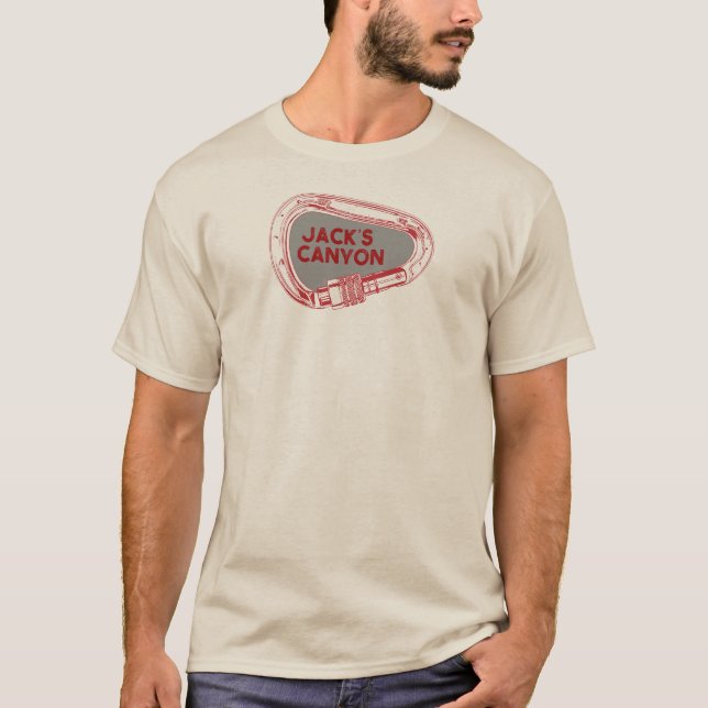 Jackens Canyon-klätterkarabiner T Shirt (Framsida)