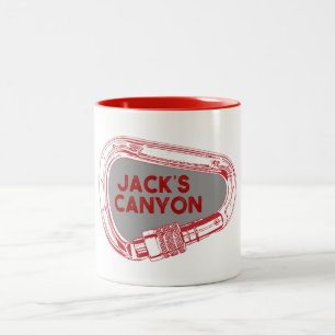 Jackens Canyon-klätterkarabiner Två-Tonad Mugg