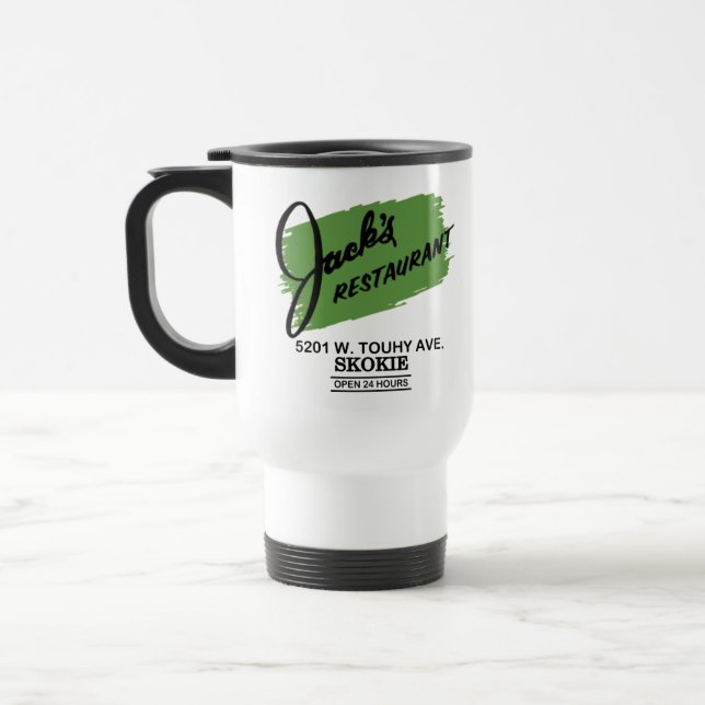 Jackens Restaurant, Skokie, Illinois Resemugg (Vänster)
