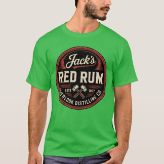 Jackens rött Rum T Shirt