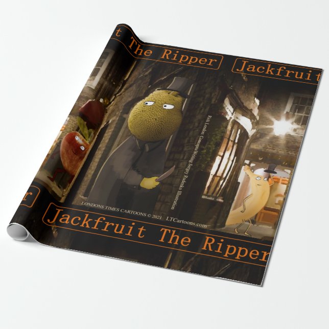 Jackfruit The Ripper Rolig Rick London Presentpapper (Utrullad)