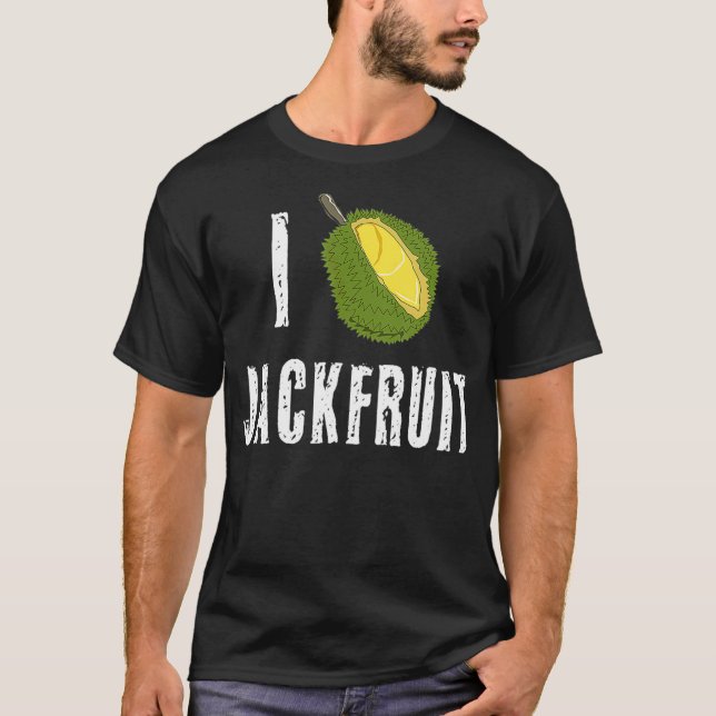 Jackfruit Vegan Vegetarian Jack Fruit Plant Food D T Shirt (Framsida)