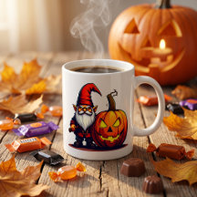 JackGrim Gnome Halloween Kaffekopp