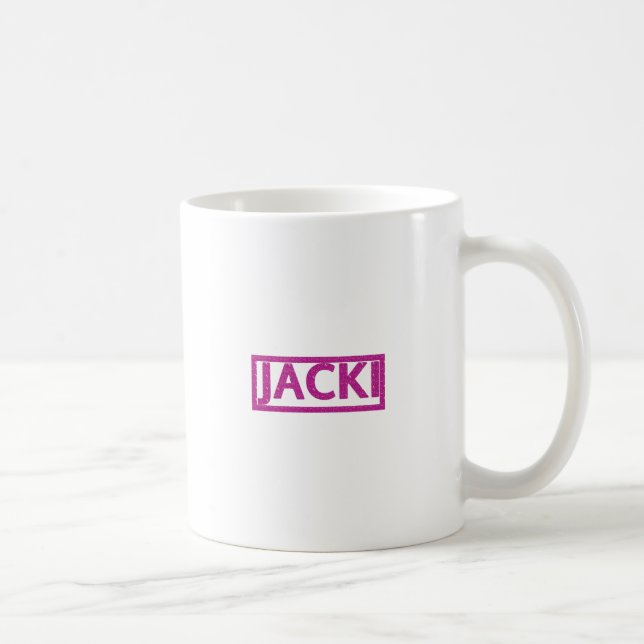 Jacki frimärke kaffemugg (Höger)