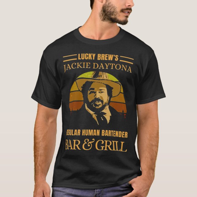 Jackie Daytona Regular Human Bartender Wwdits T Shirt (Framsida)