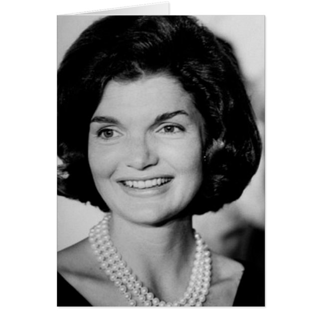 Jackie Kennedy Hälsningskort (Framsidan)