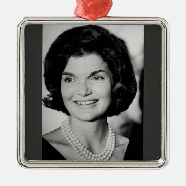 Jackie Kennedy Julgransprydnad Metall (Framsidan)