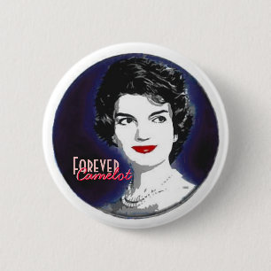 Jackie Kennedy klämmer fast Knapp