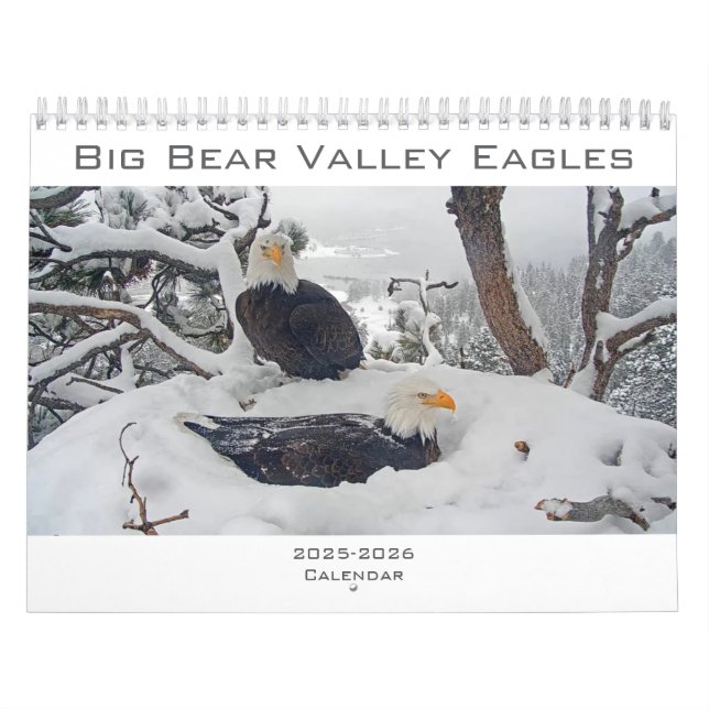 Jackie & Shadow - Big Bear Eagle Calendar Kalender (Omslag)