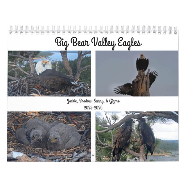Jackie & Shadow - Big Bear Eagle Calendar Kalender (Omslag)