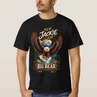 Jackie The Big Bear Eagle Stödjer Kalifornien T Shirt
