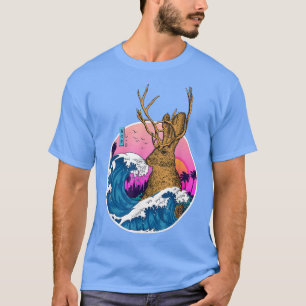 Jackkanin Vild Vintage Retro Aesthetic Japan Wave T Shirt