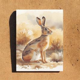 Jackkanit i Desert Brush Southwest Vykort