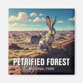Jackkanit i nationalparken Petrified Forest Magnet