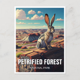 Jackkanit Petrified Forest nationalpark Souvenir Vykort