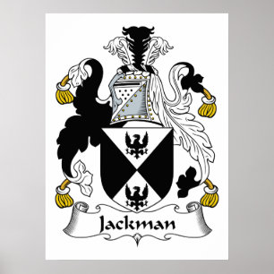 Jackman familjvapensköld poster