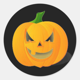 Jackolantern Stickers Runt Klistermärke