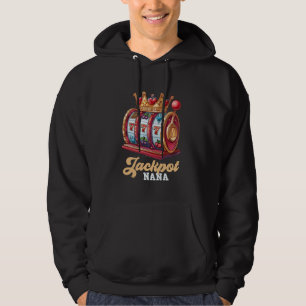 JACKPOT Granny Slot Maskin Spelare Casino Grandma Hoodie